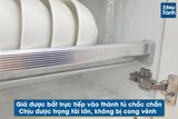  Giá Bát Cố Định Tủ Trên Cao Cấp Eurogold EPS900 