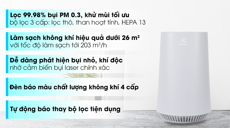 Máy lọc không khí Electrolux FA31-202GY – ảnh 2