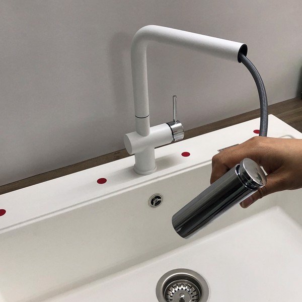 Vòi Rửa Chén Carysil G-2485 (màu đen, trắng) – ảnh 4