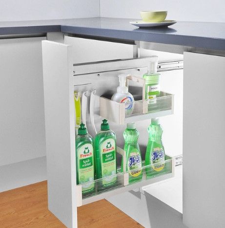 Kệ đựng chất tẩy rửa dạng hộp vách kính tủ 200 gắn phải Grob GHA-20R