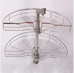 Mâm xoay 180 độ nan dẹt inox SUS304 (GV304-180) tủ 700 Grob GV304-180B