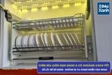 Kệ Bát Di Động Inox Mờ Cao Cấp Eurogold EVI190
