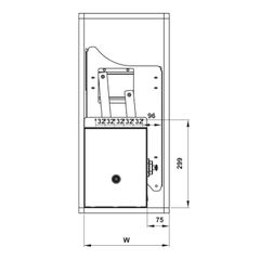 Giá bát đĩa nâng hạ Hafele 504.76.023 ảnh 2