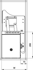 Giá bát đĩa nâng hạ Hafele 504.76.207 ảnh 2