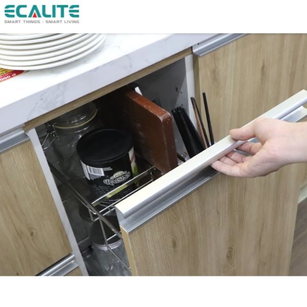 Kệ đựng gia vị, muỗng đũa, chai lọ Pull-out Ecalite EL-GS350 – ảnh 8