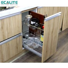 Kệ đựng gia vị, muỗng đũa, chai lọ Pull-out Ecalite EL-GS350 ảnh 6