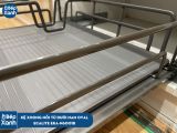  Kệ xoong nồi tủ dưới, nan Oval Grey N-Series Ecalite EKA-N6001B 