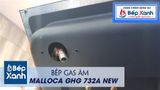 Bếp gas âm 2 vùng nấu Malloca GHG 732A NEW/ Màu đen