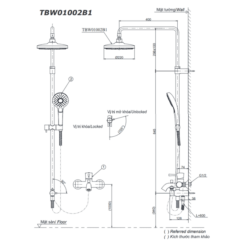 Sen Cây ToTo TBW01002B1/TBG01302V/TBW01010A – ảnh 2