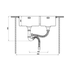 Chậu đá Hafele HS21-SSN2S90 / Màu đen, Mã số: 567.96.310 ảnh 4