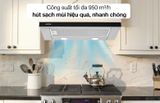 Máy Hút Mùi Âm Tủ 60cm Hafele HH-TG60E / Ngang 60cm, Kính đen, Mã số 539.81.073