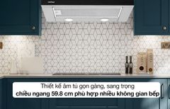 Máy Hút Mùi Âm Tủ 60cm Hafele HH-TG60E / Ngang 60cm, Kính đen, Mã số 539.81.073 ảnh 5