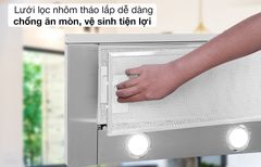 Máy Hút Mùi Âm Tủ 90cm Hafele HH-TG90E / Ngang 90cm, Kính đen, Mã số 539.81.075 ảnh 4