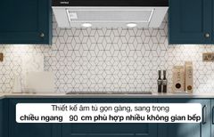 Máy Hút Mùi Âm Tủ 90cm Hafele HH-TG90E / Ngang 90cm, Kính đen, Mã số 539.81.075 ảnh 6