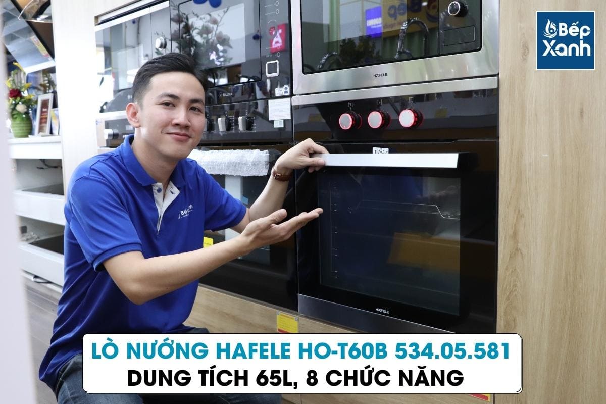 Lò nướng âm tủ Hafele HO-K60B 534.05.581 - Chuẩn bị gì trước khi lắp lò?
