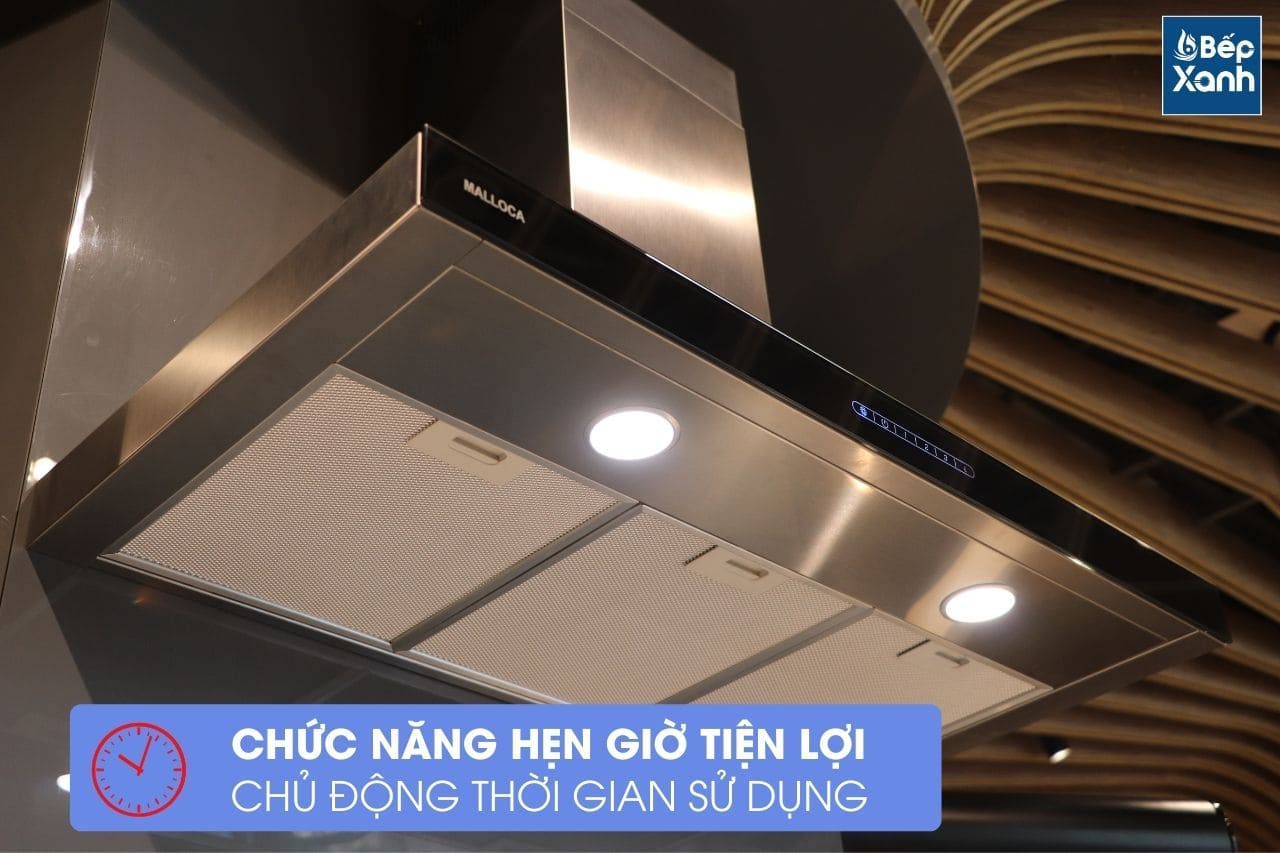 Máy hút mùi áp tường Malloca Min F-205 - Dòng nhập khẩu Italy – ảnh 8