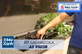 Bếp gas âm 3 vùng nấu Malloca AS 9503B/ Màu đen