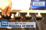 Bếp gas âm 3 vùng nấu Malloca AS 9603B/ Màu đen