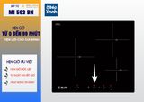 Bếp từ 3 vùng nấu Malloca MI 593 BN / Nhập khẩu Tây Ban Nha, kính Schott Ceran