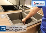 Chậu đá Malloca SMART K450 / Màu xám / Phủ nano kháng khuẩn