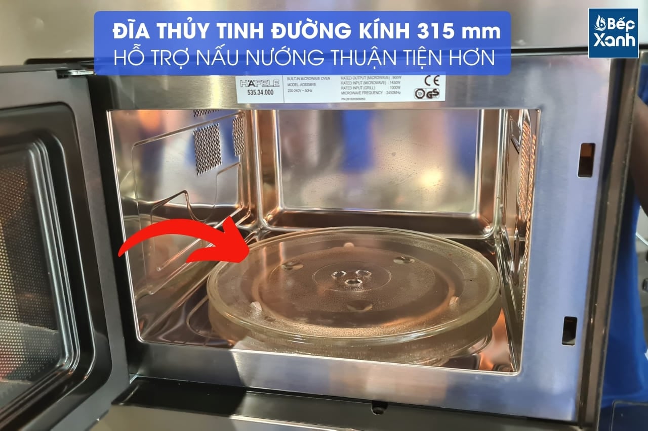 Lò Vi Sóng Âm Tủ Hafele HM-B38A 535.34.000 – ảnh 7