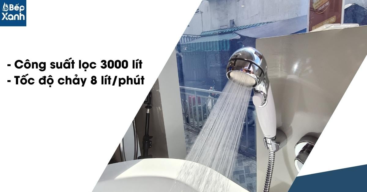 Vòi sen tắm khử clo Mitsubishi Cleansui ES301 – ảnh 6