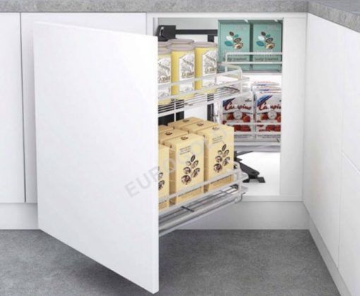  Giá liên hoàn nan inox mạ chrome ray giảm chấn Eurogold EPL101 (trái) 