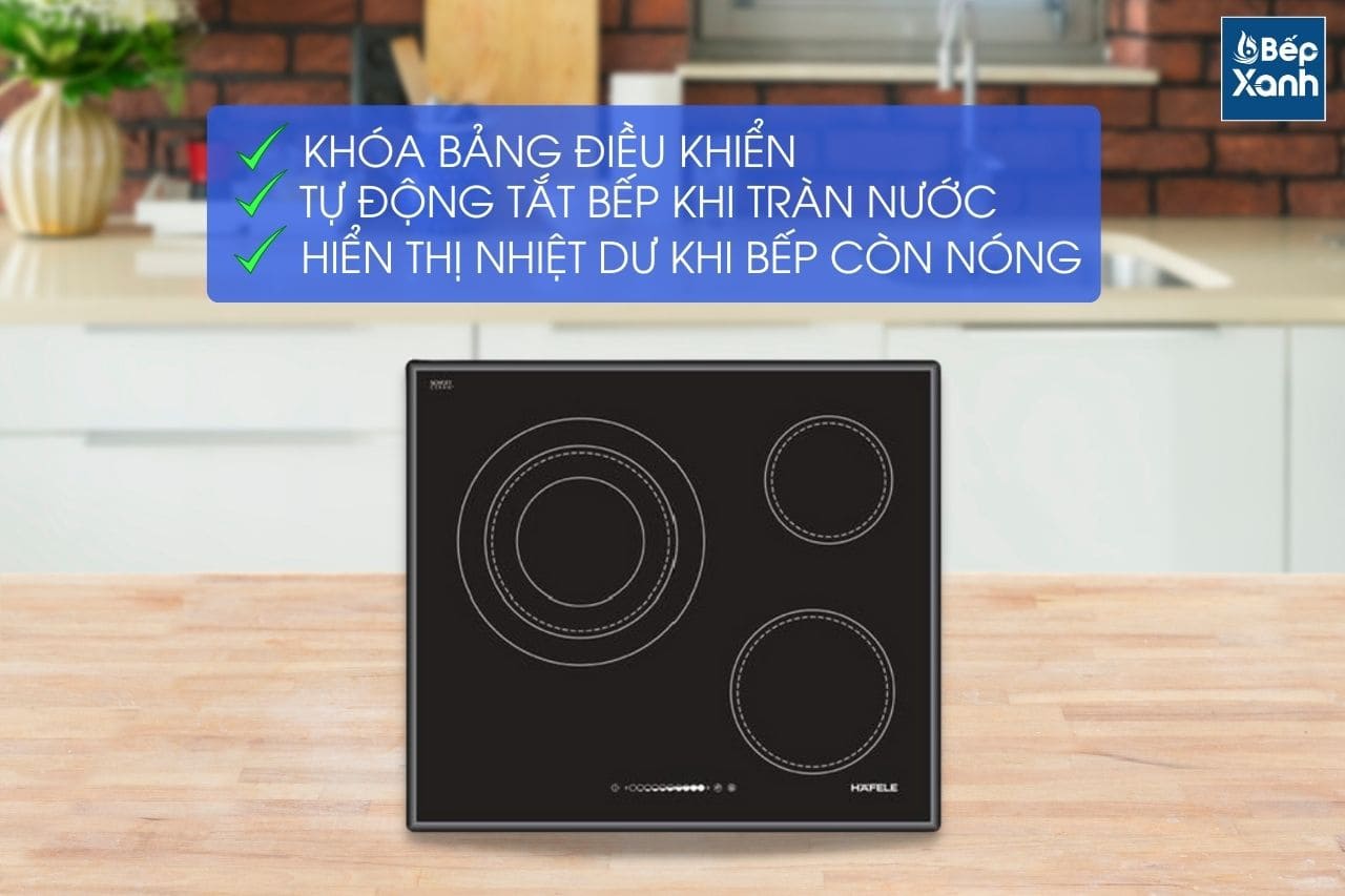 Bếp điện Hafele 3 vùng nấu HC-R603A 536.01.631 - Nhập khẩu châu Âu – ảnh 8