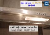 Máy hút mùi Cổ điển 70cm Malloca H107 (Thân Inox)