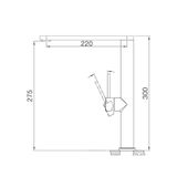Vòi Rửa Chén Malloca K061-SS / Vòi Inox 304