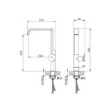Vòi rửa chén nóng lạnh Malloca K342BM