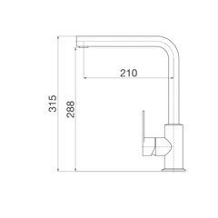 Vòi Rửa Chén Malloca K525B/Inox sơn giả đá, màu Đen ảnh 2