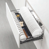  Kệ bát đĩa đa năng tủ dưới, nan Oval Grey N-Series Ecalite EKA-N6001 