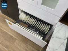 Kệ bát đĩa đa năng tủ dưới, nan Oval Grey N-Series Ecalite EKA-N9001 ảnh 5