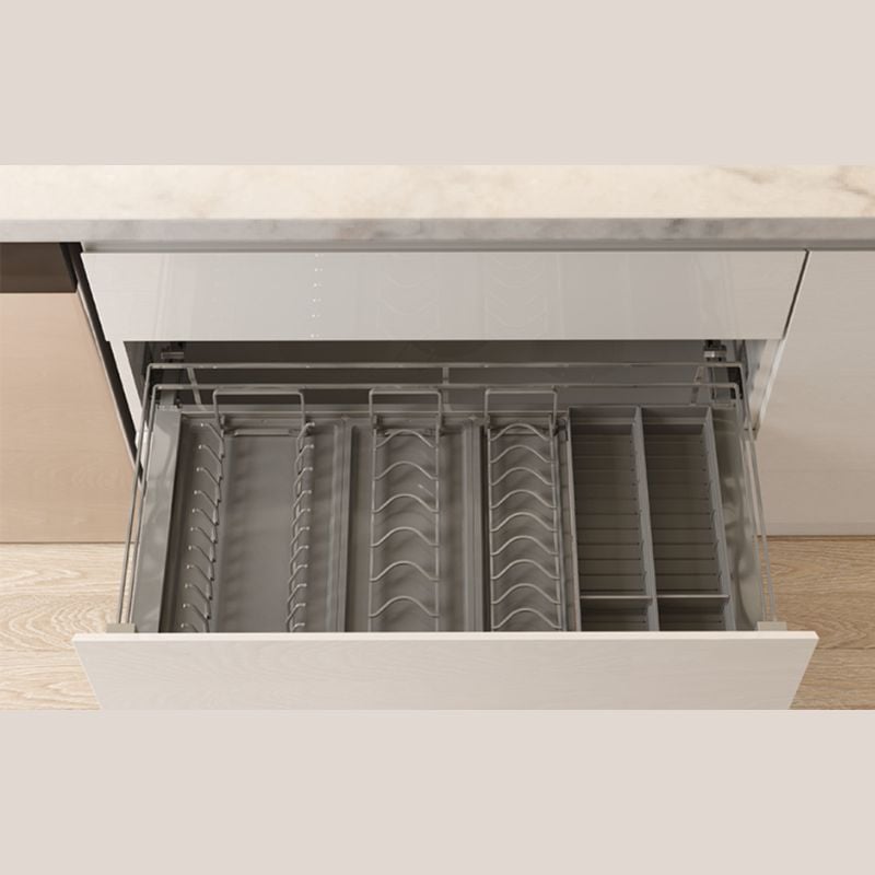 Kệ để bát đĩa Hafele 549.08.884 - Cho tủ rộng 600 mm - Tổng quan về kệ để bát đĩa Hafele 549.08.884