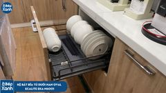 Kệ bát đĩa đa năng tủ dưới, nan Oval Grey N-Series Ecalite EKA-N6001 ảnh 5