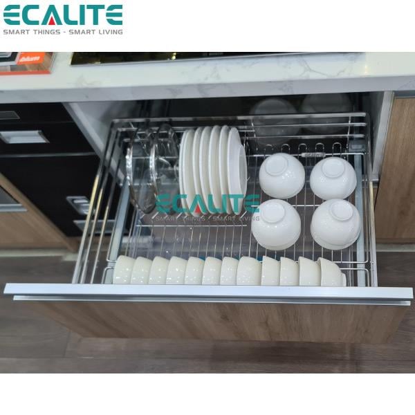 Kệ xoong nồi tủ dưới Pull-out Ecalite EL-EP7003B – ảnh 3