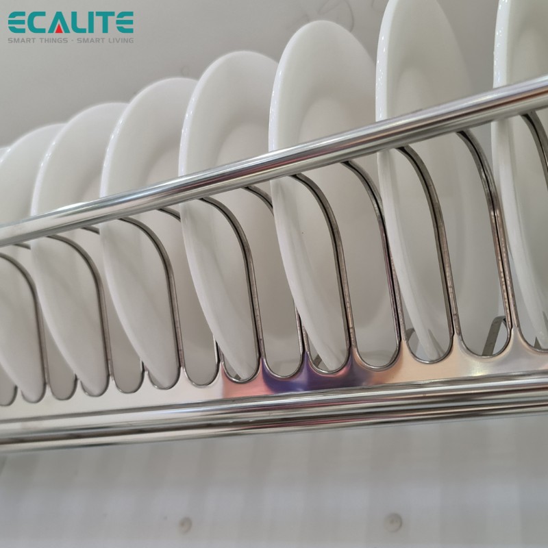 Kệ chén cố định tủ trên V Bowl-Rack Ecalite EL-BV80H – ảnh 5