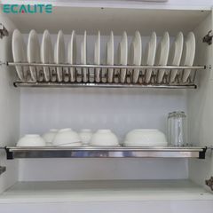 Kệ chén cố định tủ trên V Bowl-Rack Ecalite EL-BV80H ảnh 4