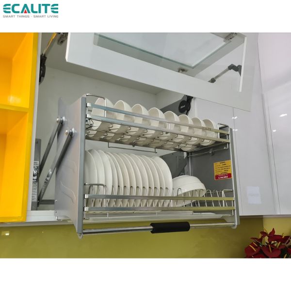 Kệ chén di động tủ trên Lift-Basket Ecalite EL-BL80SS – ảnh 3