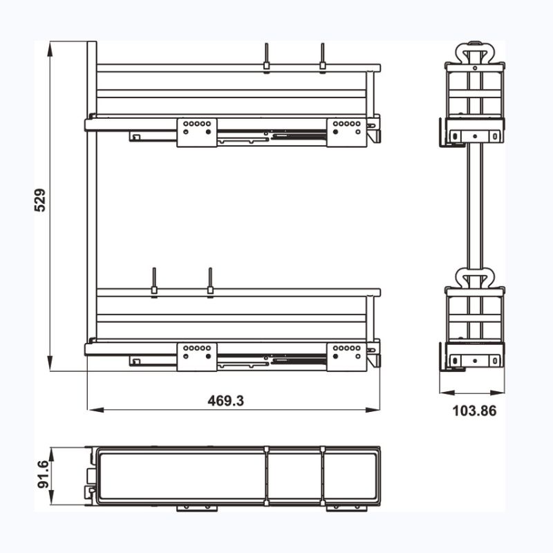 Kệ đựng chai lọ Hafele 549.20.841- Cho tủ rộng 200 mm - Mẹo chăm sóc phụ kiện tủ để dùng lâu dài Kệ đựng chai lọ Hafele 549.20.841- Cho tủ rộng 200 mm - Mẹo chăm sóc phụ kiện tủ để dùng lâu dài