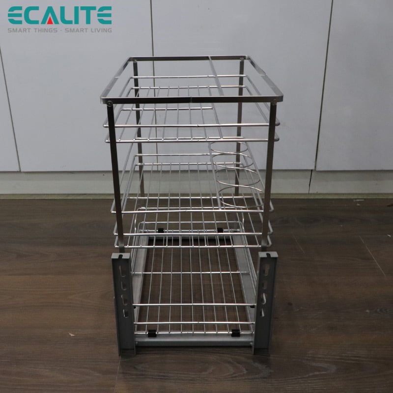 Kệ đựng gia vị, chai lọ Pull-out Ecalite EL-NP35B – ảnh 6