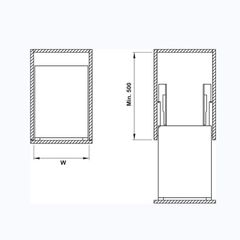 Kệ đựng gia vị Hafele 549.20.231 - Cho chiều rộng tủ 200 mm ảnh 3