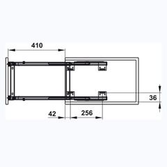 Kệ đựng gia vị Hafele 549.20.231 - Cho chiều rộng tủ 200 mm ảnh 4