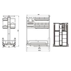 Kệ đựng gia vị Hafele 595.00.805 ảnh 4