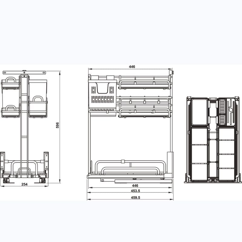 Kệ đựng gia vị Hafele 595.00.806 - Cho tủ rộng 450 mm - Cách chọn đúng kệ đựng gia vị Hafele 595.00.806 Kệ đựng gia vị Hafele 595.00.806 - Cho tủ rộng 450 mm - Cách chọn đúng kệ đựng gia vị Hafele 595.00.806