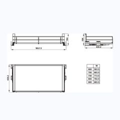 Kệ đựng xoong nồi Hafele 549.08.864 - Cho tủ rộng 600 mm ảnh 4