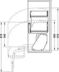 Kệ nâng hạ Imove Hafele 504.68.915 - 900mm ảnh 3