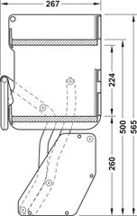 Kệ nâng hạ Imove Hafele 504.68.913 - 600mm ảnh 6