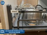  Kệ xoong nồi tủ dưới, nan Oval Grey N-Series Ecalite EKA-N6001B 